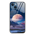 Custodia per telefono in vetro verniciato colorato, For iPhone 14