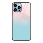 Custodia per telefono in vetro verniciato colorato, For iPhone 13 Pro