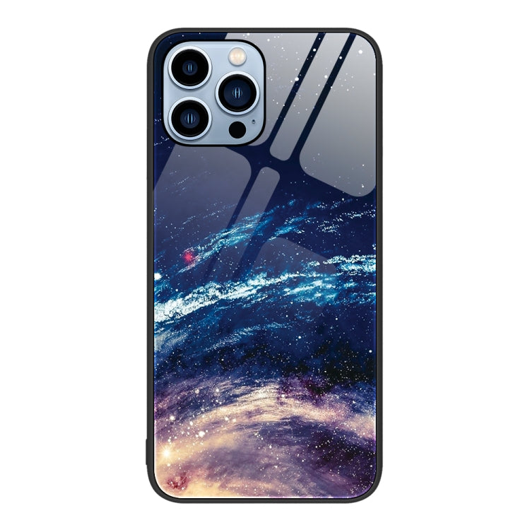 Custodia per telefono in vetro verniciato colorato, For iPhone 13 Pro