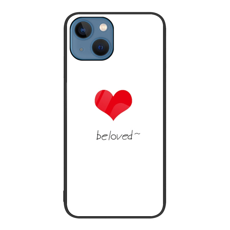 Custodia per telefono in vetro verniciato colorato, For iPhone 13