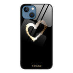 Custodia per telefono in vetro verniciato colorato, For iPhone 13