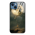 Custodia per telefono in vetro verniciato colorato, For iPhone 13