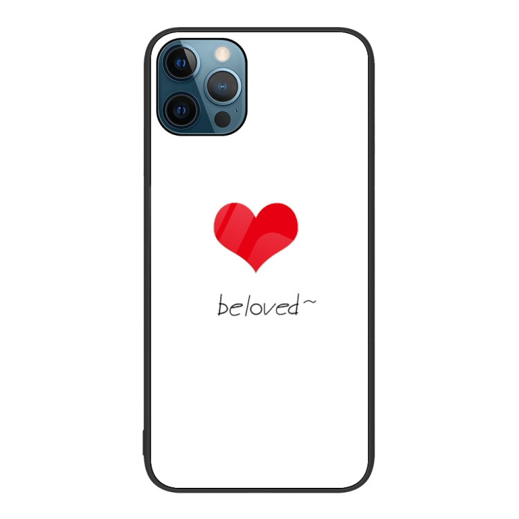 Custodia per telefono in vetro verniciato colorato, For iPhone 12 Pro Max