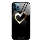 Custodia per telefono in vetro verniciato colorato, For iPhone 12 Pro Max