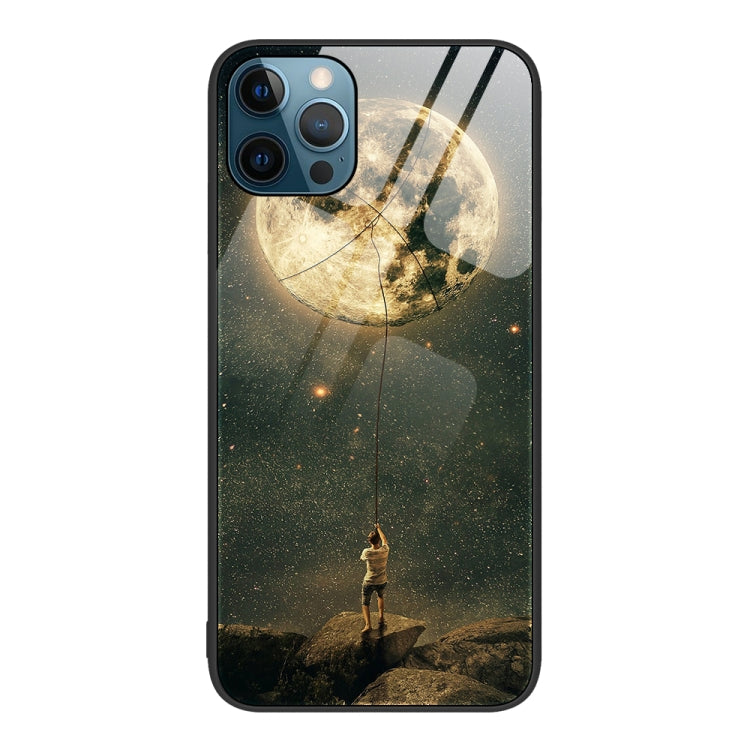 Custodia per telefono in vetro verniciato colorato, For iPhone 12 Pro Max