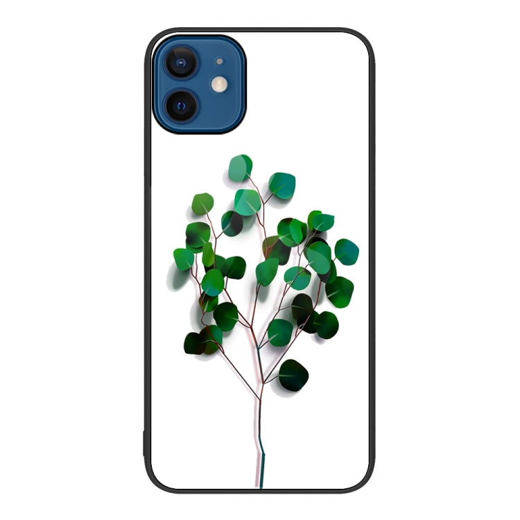 Custodia per telefono in vetro verniciato colorato, For iPhone 12 / 12 Pro