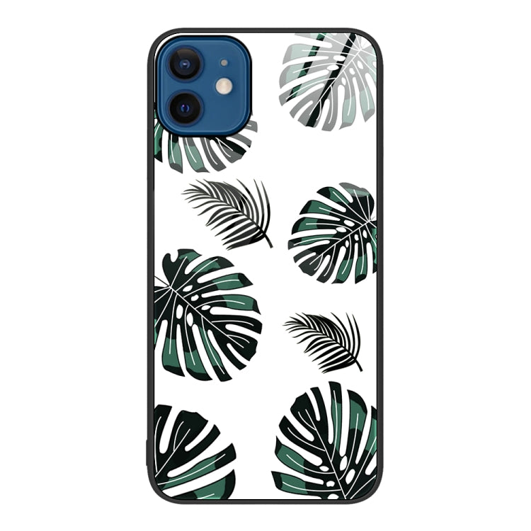 Custodia per telefono in vetro verniciato colorato, For iPhone 12 / 12 Pro