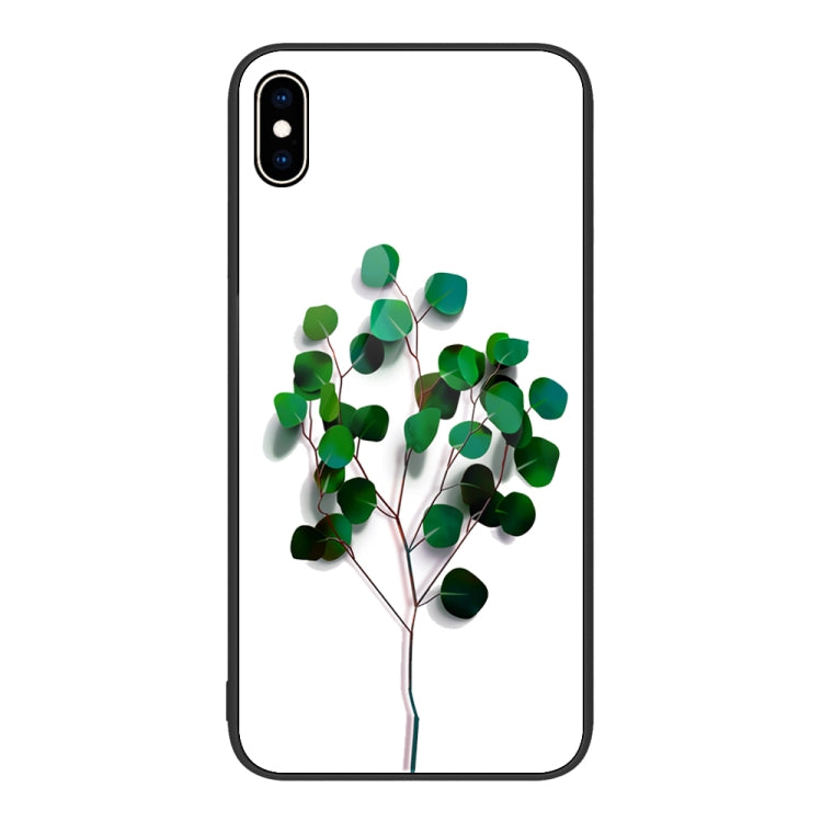 Custodia per telefono in vetro verniciato colorato, For iPhone XS Max
