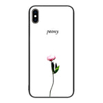 Custodia per telefono in vetro verniciato colorato, For iPhone XS Max