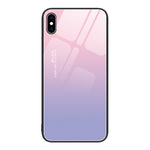 Custodia per telefono in vetro verniciato colorato, For iPhone XS Max