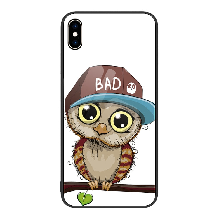 Custodia per telefono in vetro verniciato colorato, For iPhone XS Max