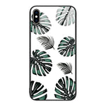 Custodia per telefono in vetro verniciato colorato, For iPhone XS Max