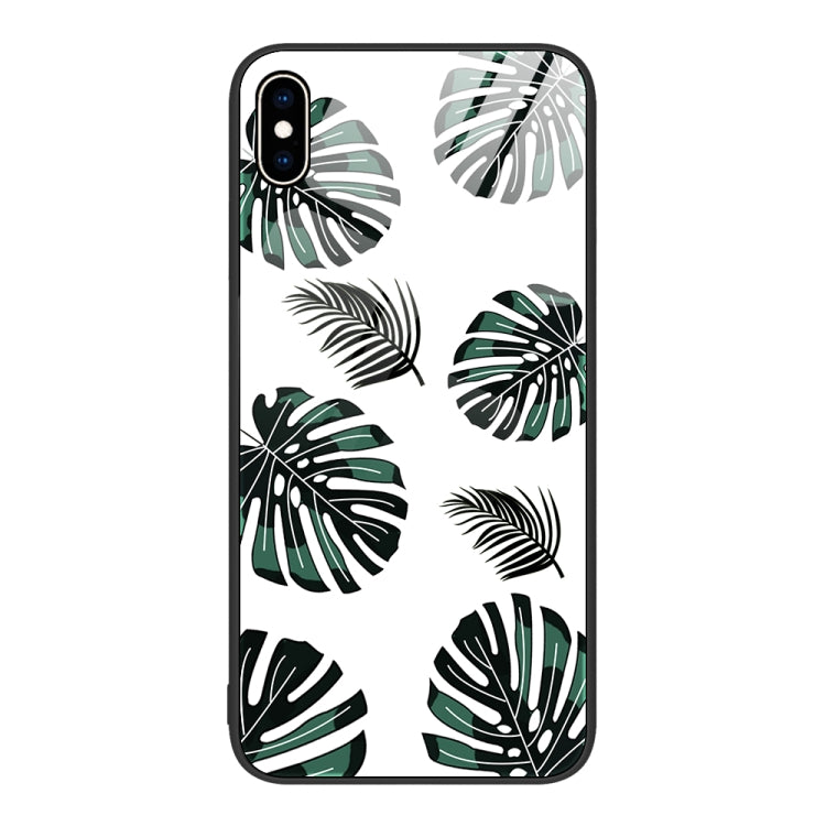 Custodia per telefono in vetro verniciato colorato, For iPhone XS Max