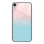 Custodia per telefono in vetro verniciato colorato, For iPhone XR