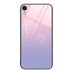 Custodia per telefono in vetro verniciato colorato, For iPhone XR