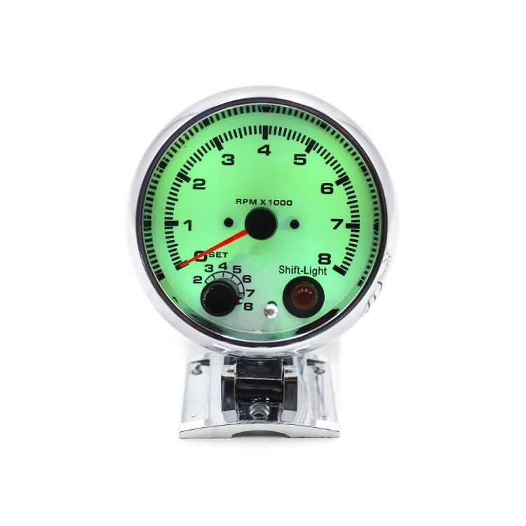 Contagiri con 7 luci di sfondo modificate per auto 0-8000 giri/min per motori a 4/6/8 cilindri, 7 Background Lights Tachometer
