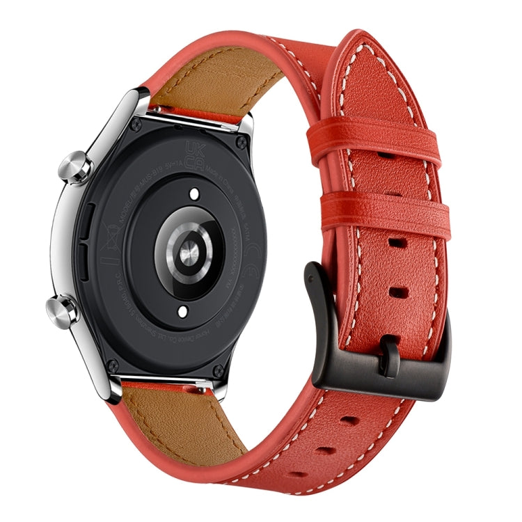 Cinturino per orologio in pelle di vacchetta da 22 mm, For Honor Watch GS 3