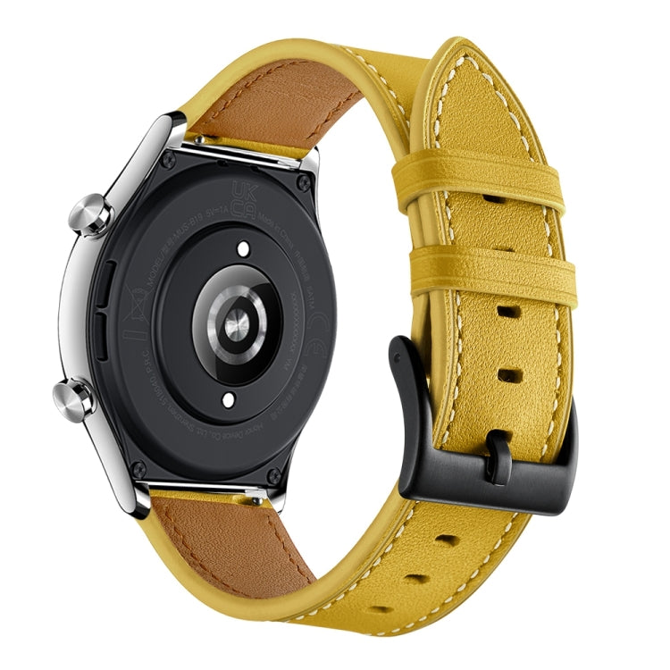 Cinturino per orologio in pelle di vacchetta da 22 mm, For Honor Watch GS 3
