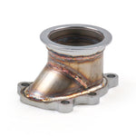 Adattatore V-band per tubo obliquo turbo da 63 mm modificato per auto con flangia di serraggio, Turbo Down Pipe Adapter
