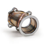 Adattatore V-band per tubo obliquo turbo da 63 mm modificato per auto con flangia di serraggio, Turbo Down Pipe Adapter