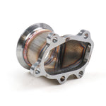 Adattatore V-band per tubo obliquo turbo da 63 mm modificato per auto con flangia di serraggio, Turbo Down Pipe Adapter