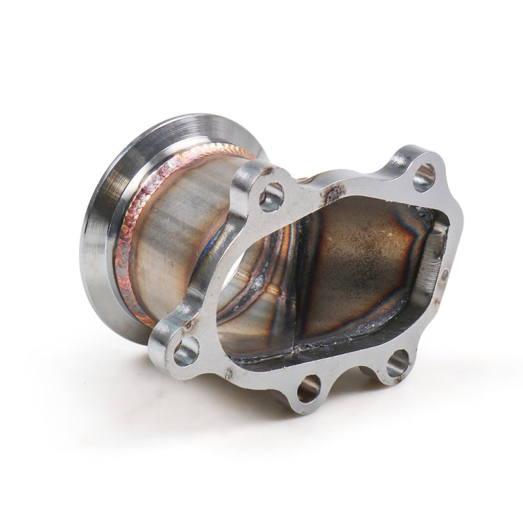 Adattatore V-band per tubo obliquo turbo da 63 mm modificato per auto con flangia di serraggio, Turbo Down Pipe Adapter