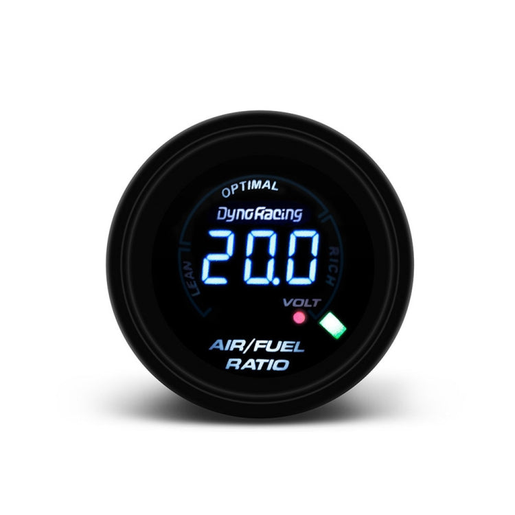 Indicatore del rapporto carburante aria misuratore analogico digitale per auto universale AFR da 52 mm 12 V, Air Fuel Ratio Gauge