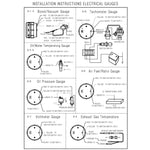 Indicatore del rapporto carburante aria misuratore analogico digitale per auto universale AFR da 52 mm 12 V, Air Fuel Ratio Gauge