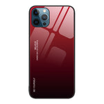 Custodia in vetro a colori sfumati, For iPhone 12 Pro Max, For iPhone 12, For iPhone 13 Pro Max