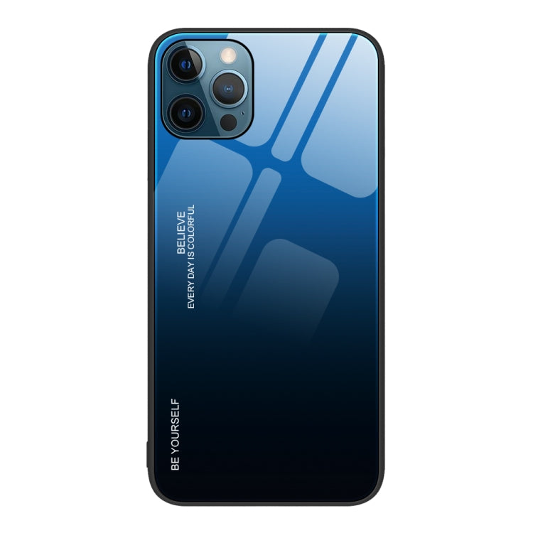 Custodia in vetro a colori sfumati, For iPhone 12 Pro Max, For iPhone 12, For iPhone 13 Pro Max