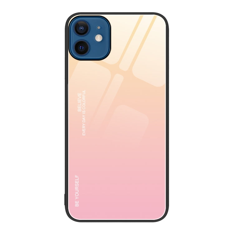 Custodia in vetro a colori sfumati, For iPhone 12 Pro Max, For iPhone 12, For iPhone 13 Pro Max