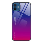 Custodia in vetro a colori sfumati, For iPhone 12 Pro Max, For iPhone 12, For iPhone 13 Pro Max
