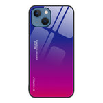 Custodia in vetro a colori sfumati, For iPhone 13 Pro, For iPhone 13, For iPhone 14 Plus