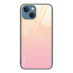 Custodia in vetro a colori sfumati, For iPhone 13 Pro, For iPhone 13, For iPhone 14 Plus