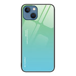 Custodia in vetro a colori sfumati, For iPhone 13 Pro, For iPhone 13, For iPhone 14 Plus