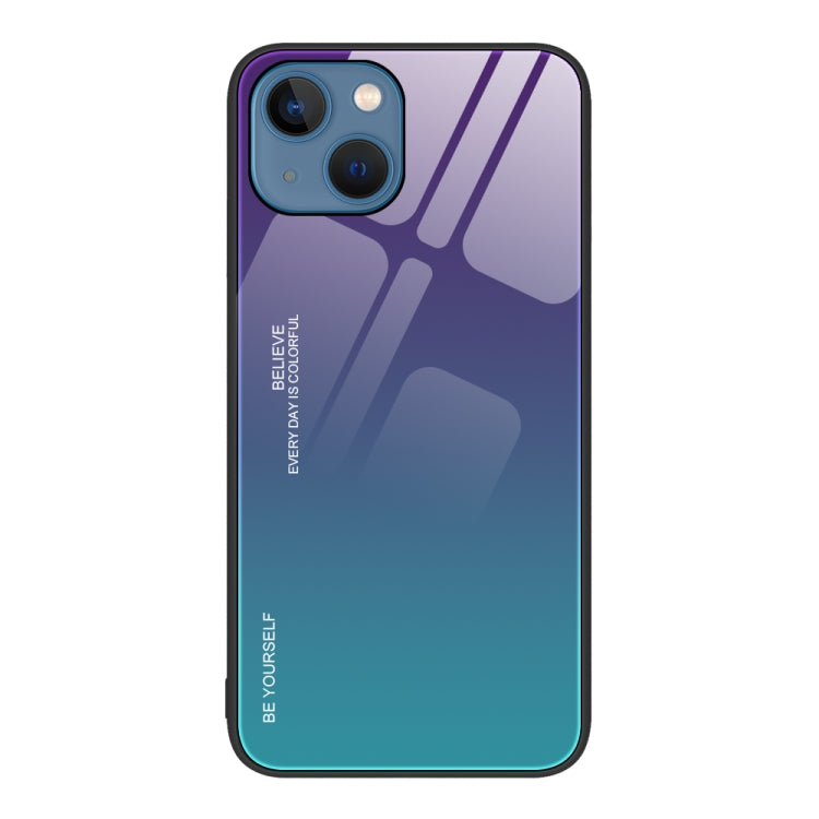 Custodia in vetro a colori sfumati, For iPhone 14 Pro Max, For iPhone 14 Pro, For iPhone 14
