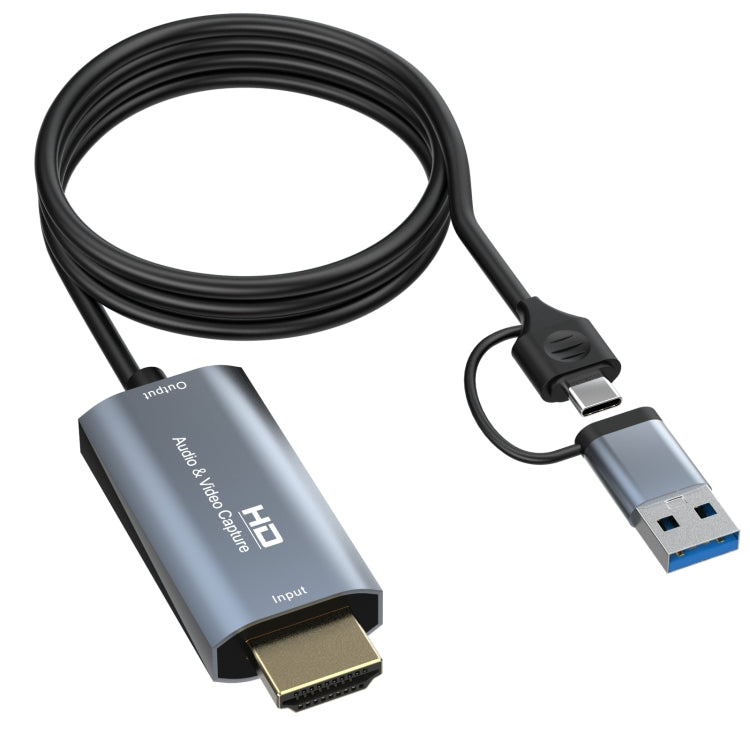 Z36 HD Video Capture Card HDMI/M to USB Type-C/M, Length: 2m, Z36