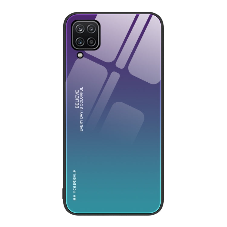 Custodia in vetro a colori sfumati, For Samsung Galaxy A12 5G, For Samsung Galaxy A52, For Samsung Galaxy A53 5G