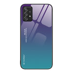 Custodia in vetro a colori sfumati, For Samsung Galaxy A12 5G, For Samsung Galaxy A52, For Samsung Galaxy A53 5G