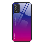 Custodia in vetro a colori sfumati, For Samsung Galaxy A12 5G, For Samsung Galaxy A52, For Samsung Galaxy A53 5G