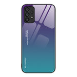 Custodia in vetro a colori sfumati, For Samsung Galaxy A12 5G, For Samsung Galaxy A52, For Samsung Galaxy A53 5G