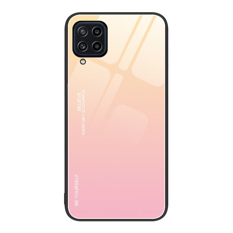 Custodia in vetro a colori sfumati, For Samsung Galaxy M32, For Samsung Galaxy M52 5G, For Samsung Galaxy S21 5G