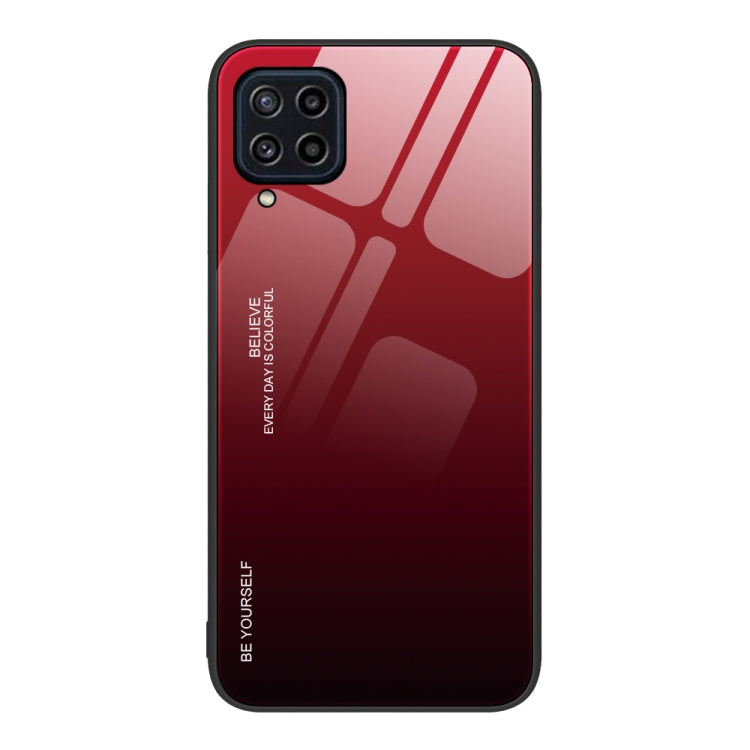 Custodia in vetro a colori sfumati, For Samsung Galaxy M32, For Samsung Galaxy M52 5G, For Samsung Galaxy S21 5G
