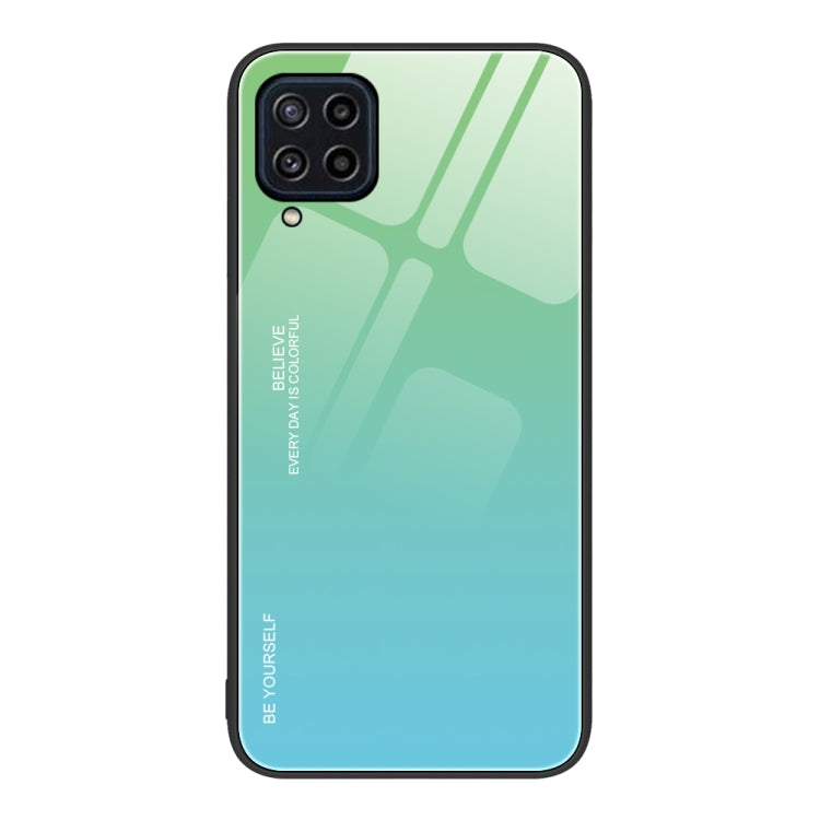 Custodia in vetro a colori sfumati, For Samsung Galaxy M32, For Samsung Galaxy M52 5G, For Samsung Galaxy S21 5G