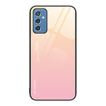 Custodia in vetro a colori sfumati, For Samsung Galaxy M32, For Samsung Galaxy M52 5G, For Samsung Galaxy S21 5G