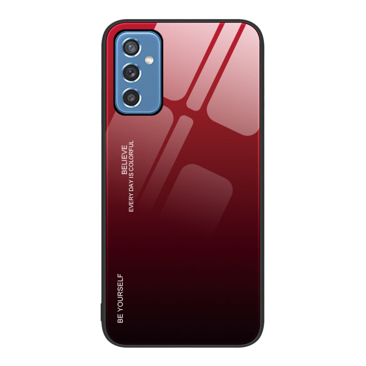 Custodia in vetro a colori sfumati, For Samsung Galaxy M32, For Samsung Galaxy M52 5G, For Samsung Galaxy S21 5G