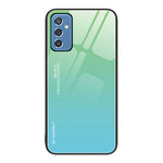 Custodia in vetro a colori sfumati, For Samsung Galaxy M32, For Samsung Galaxy M52 5G, For Samsung Galaxy S21 5G