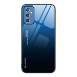 Custodia in vetro a colori sfumati, For Samsung Galaxy M32, For Samsung Galaxy M52 5G, For Samsung Galaxy S21 5G