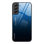 Custodia in vetro a colori sfumati, For Samsung Galaxy M32, For Samsung Galaxy M52 5G, For Samsung Galaxy S21 5G