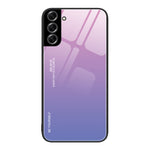 Custodia in vetro a colori sfumati, For Samsung Galaxy S22+ 5G